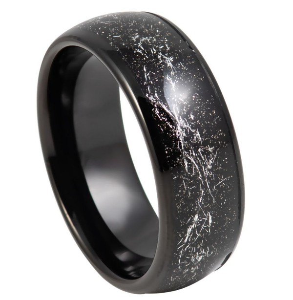 "Stary Galaxy" Black Tungsten