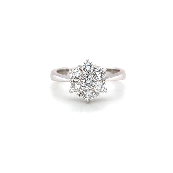 Floral Motif Promise Ring