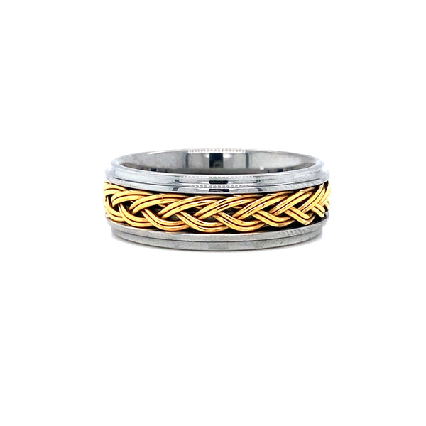 Braided Men's Tungsten Band